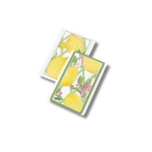 Limoncello Bridge Gift Set – Elegant Playing Cards & Score Pads
