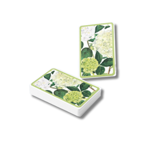 Hydrangeas & Posies Playing Cards - Artistic Elegance in Every Hand