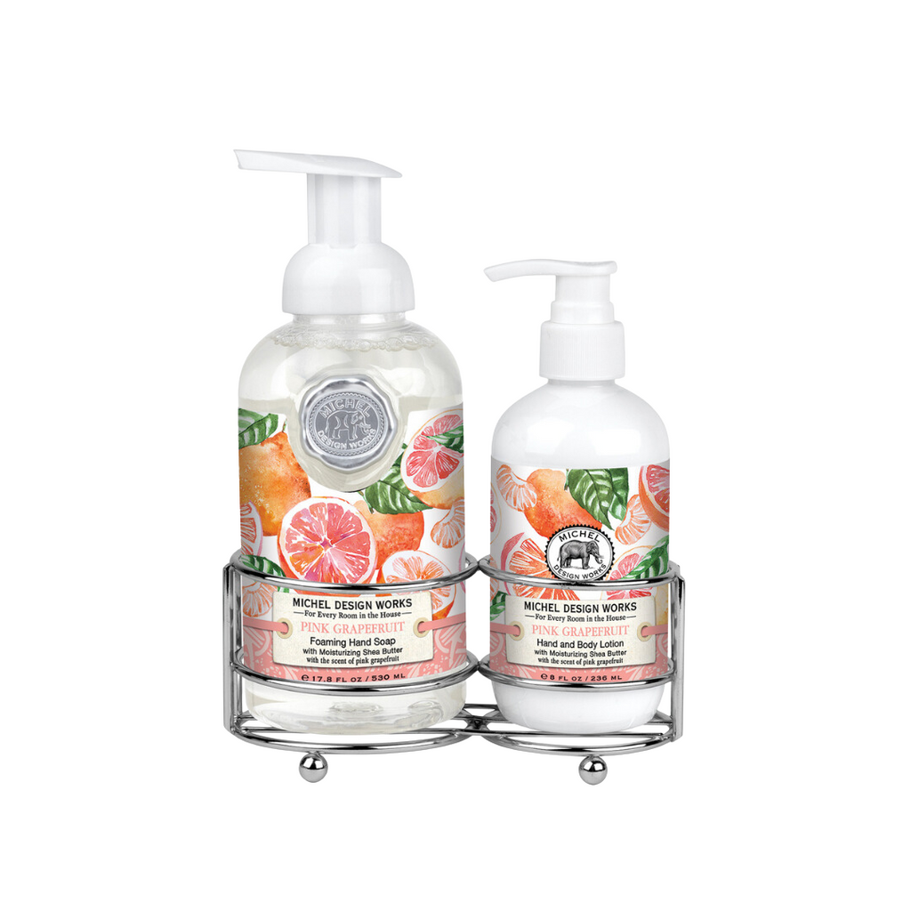Pink Grapefruit Hand Care Caddy – Fresh and Elegant Hand Care Set