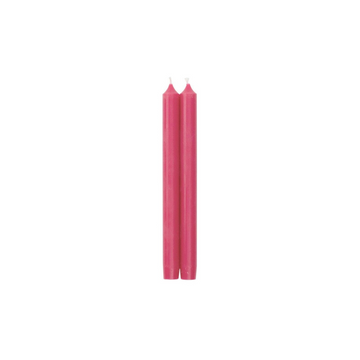 Straight Taper 10" Fuchsia Candles – Vibrant, Dripless, and Smokeless