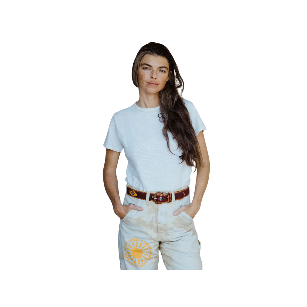 The Ahmun Belt – Handwoven Textile with Premium Leather