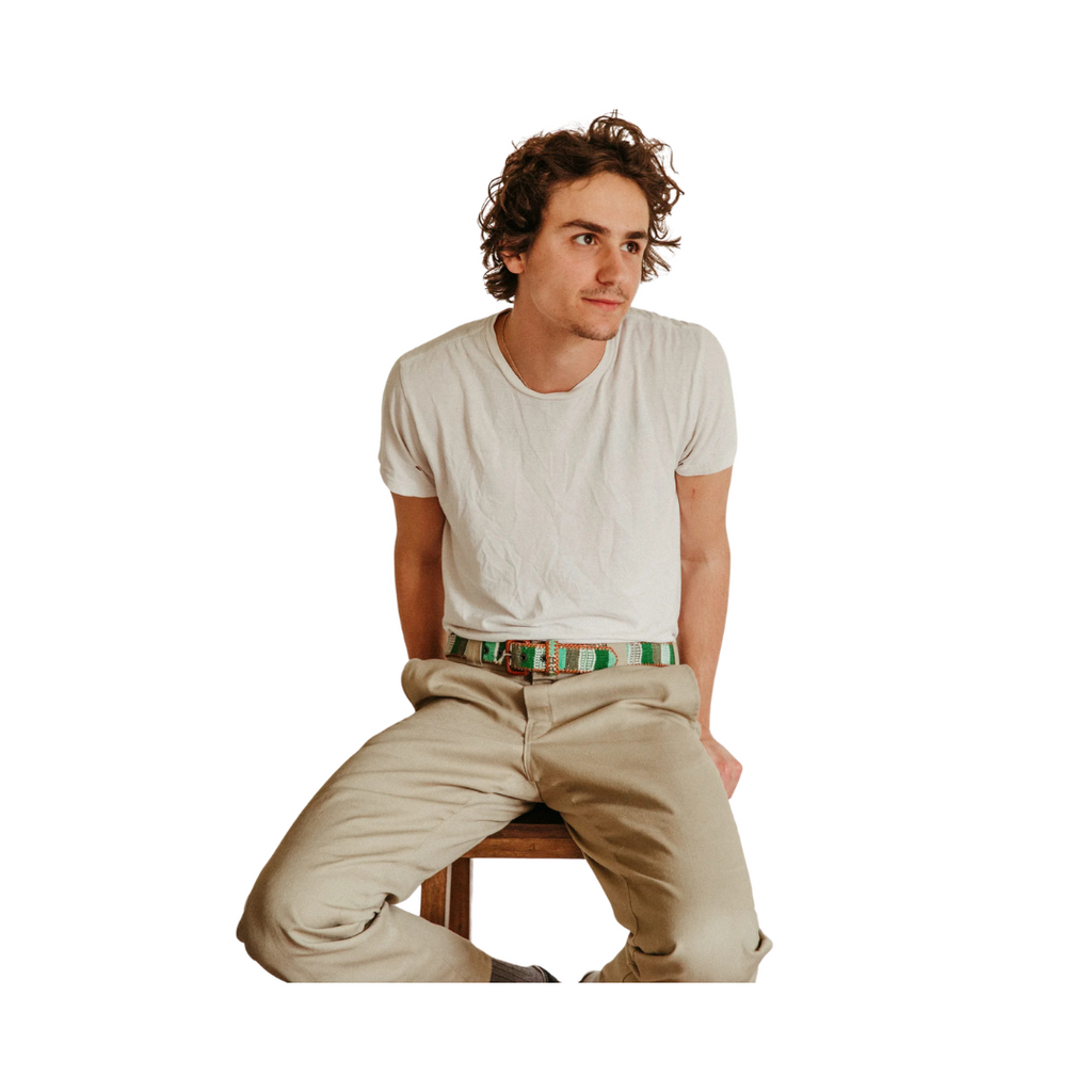 The Huracan Belt – Handwoven Textile with Premium Leather