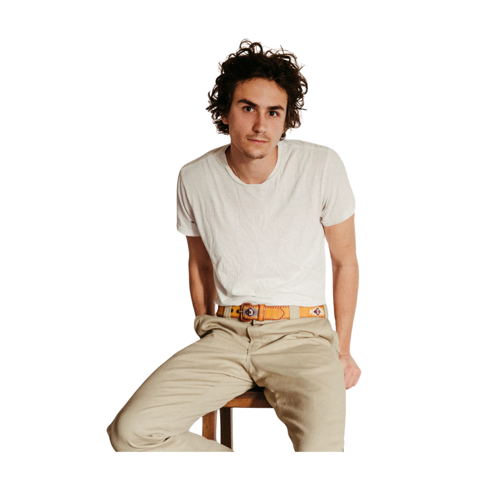 The Kimi Belt – Handwoven Textile with Premium Leather